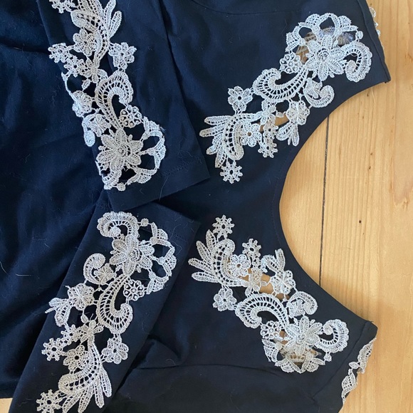 Motel rocks black with lace cutouts bodycon dress - Picture 7 of 7